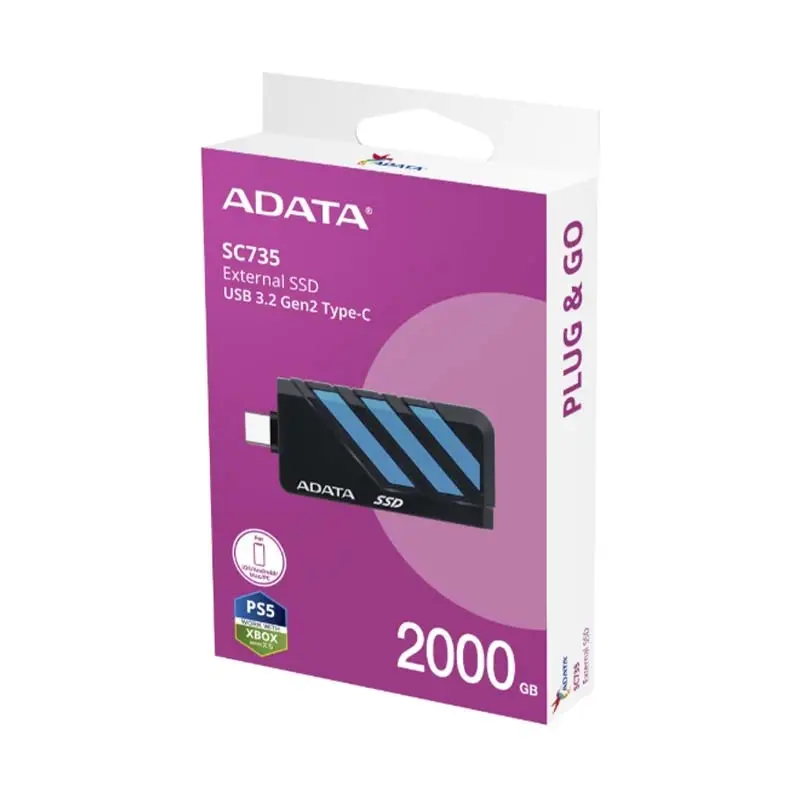 هارد اس اس دی اکسترنال ای دیتا مدل SC735 با ظرفیت 2 ترابایت-5